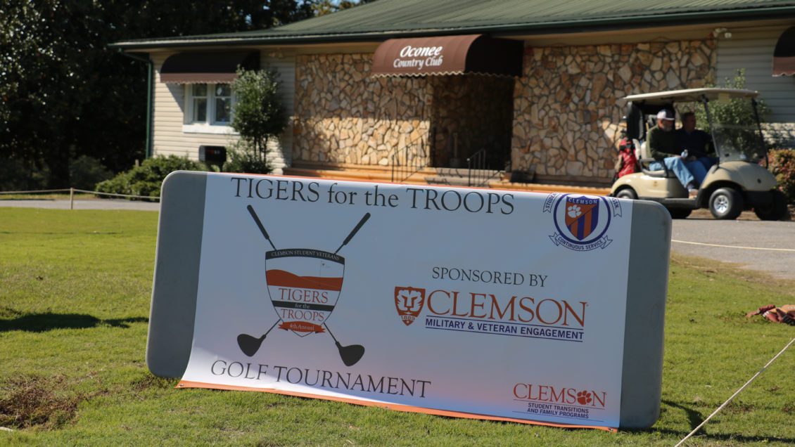 The Student Veterans Association will host the 2021 Tigers for the Troops golf tournament on Friday, Nov. 12 at Oconee Country Club