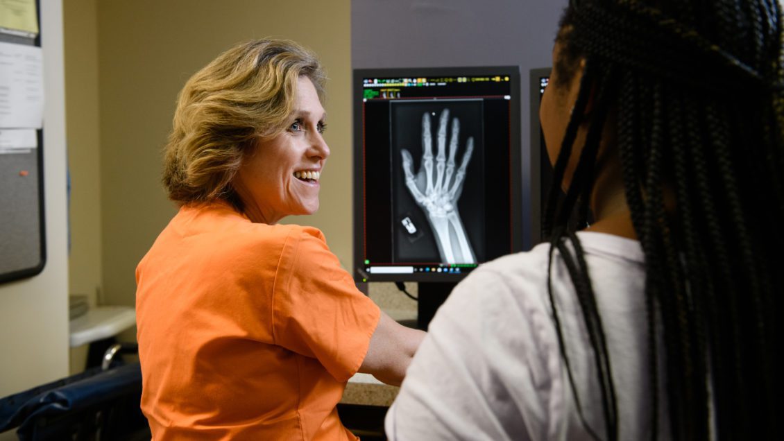 Lynn Moore, radiologic supervisor at Redfern Health Center