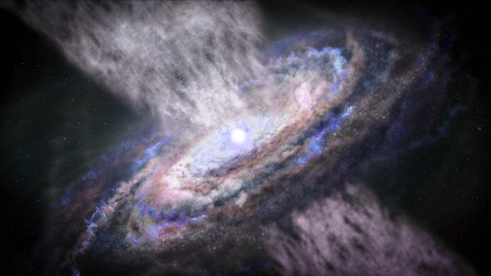 illustration of quasar