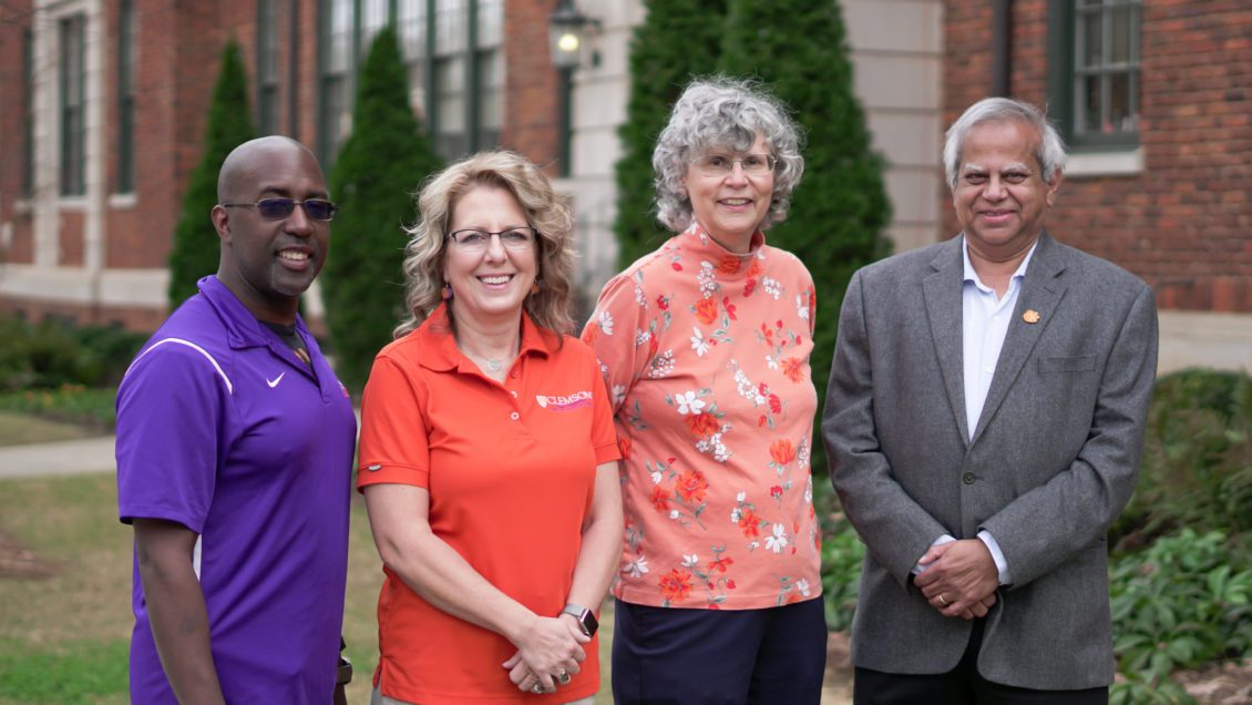 Four faculty members of the CUBD program: Oliver J. Meyers, Tonyia Stewart, Cindy Lee and Rajendra K. Bordia
