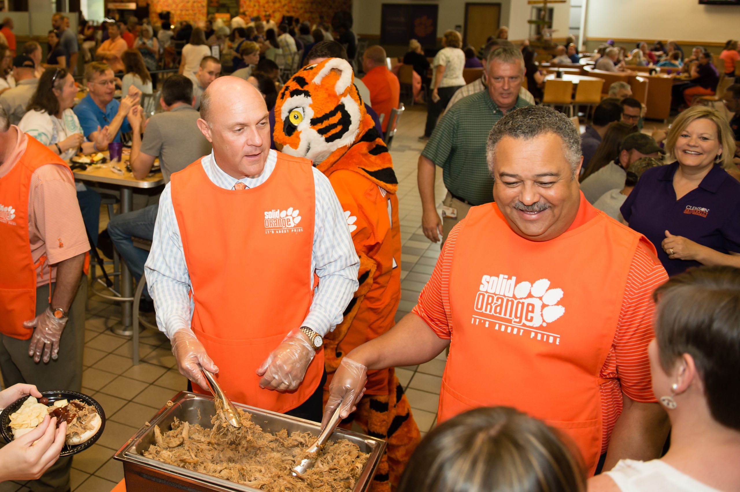 Clemson's leaders celebrate with faculty and staff during appreciation luncheon.