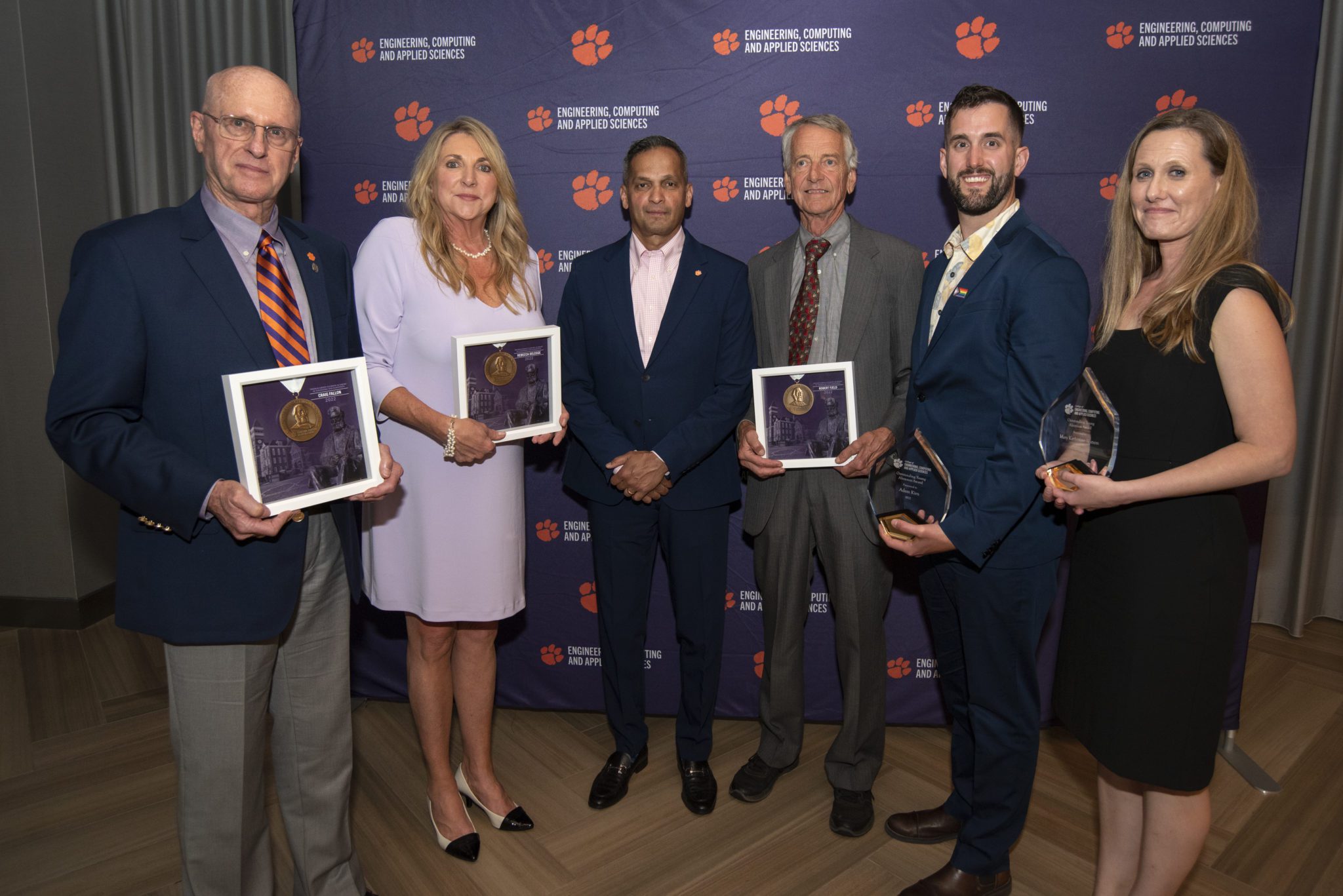 Six Honored By College Of Engineering Computing And Applied Sciences Clemson News