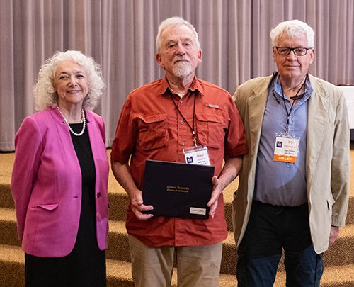 Michael Ellison receives the I. Dwayne Eubanks Fellow Award.