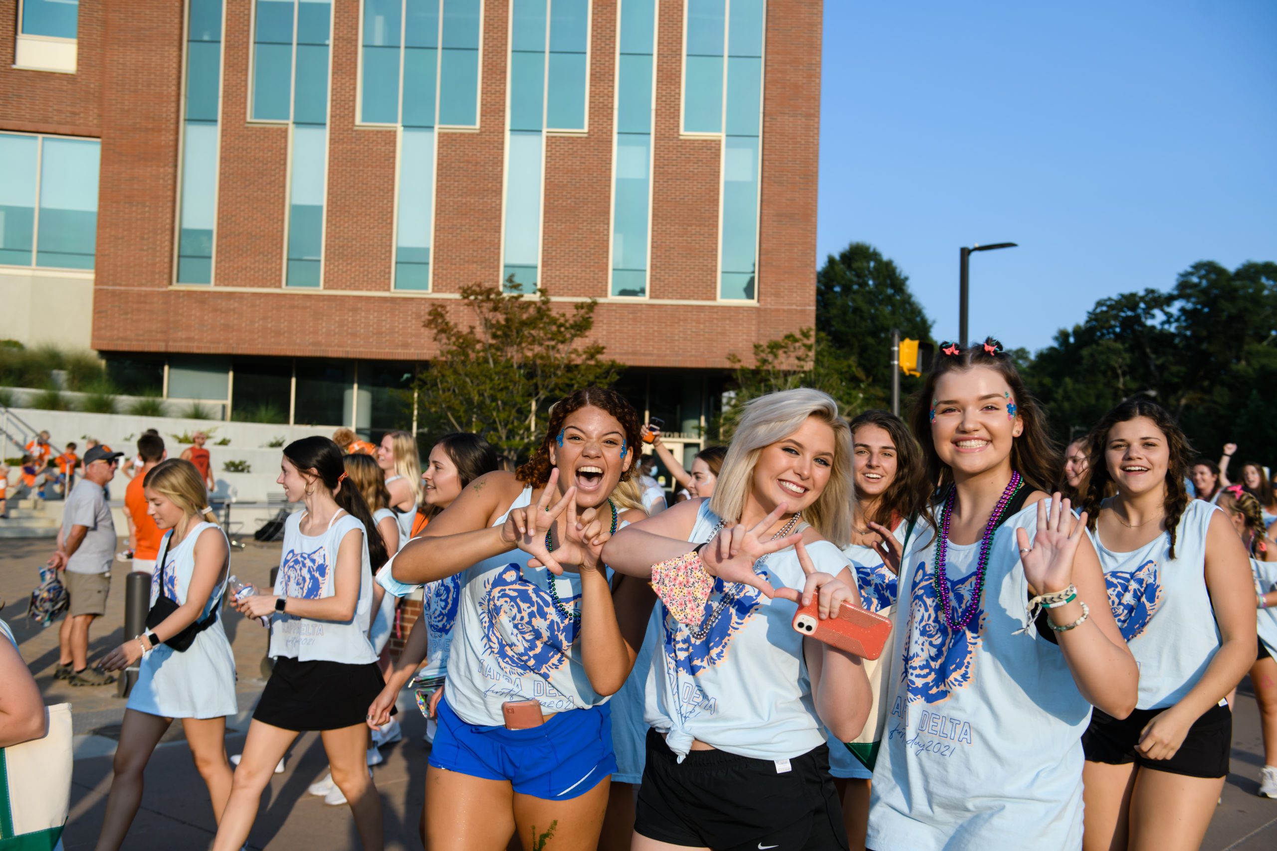 Students enjoy the 2021 First Friday Parade