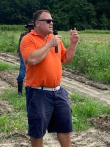 Matthew Cutulle, Clemson weed scientist located at the Coastal REC, addresses using anaerobic soil   disinfestation (ASD) to manage soilborne diseases.