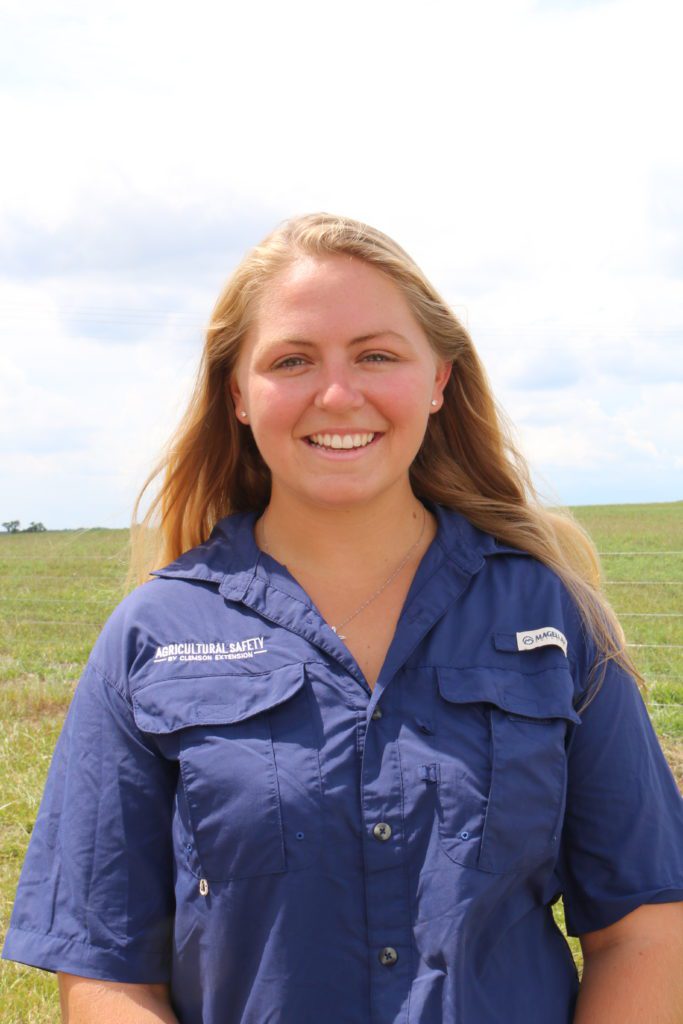 Shelley Lovern, Clemson master's student in agriculture with a concentration ag system management, from Ft. Lawn, South Carolina.