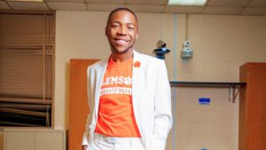 Ph.D. student Brandon Sanders picked Clemson after attending STEM All In