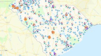 Clemson College of Behavioral, Social and Health Sciences South Carolina Food Map
