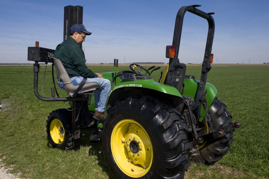 USDA-NIFA's AgrAbility project helps disabled farmers get access to equipment that can help them in their farming operations.