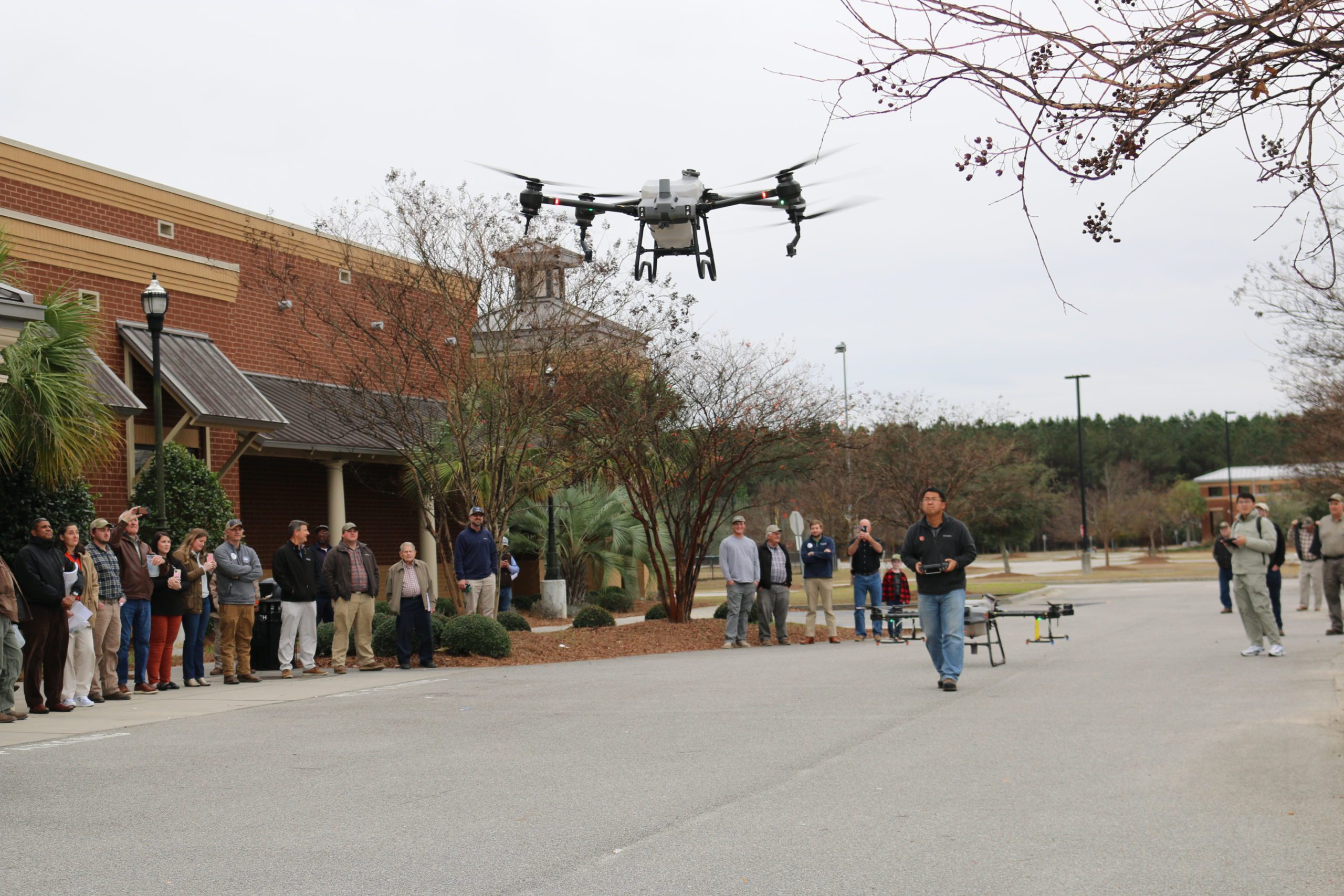 Attendees to the 2022 Clemson Corn and Soybean Growers' Meeting learned how Agri Spray Drones are being used in agriculture research.