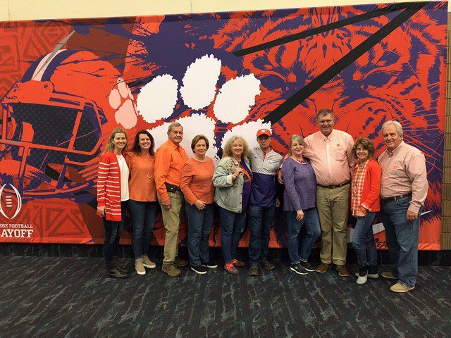 Charles and Rhonda Cooper travel to away games and championships with a group of fellow Tigers. 