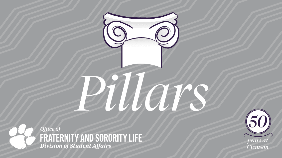 Fraternity and Sorority Life 50 year anniversary graphic