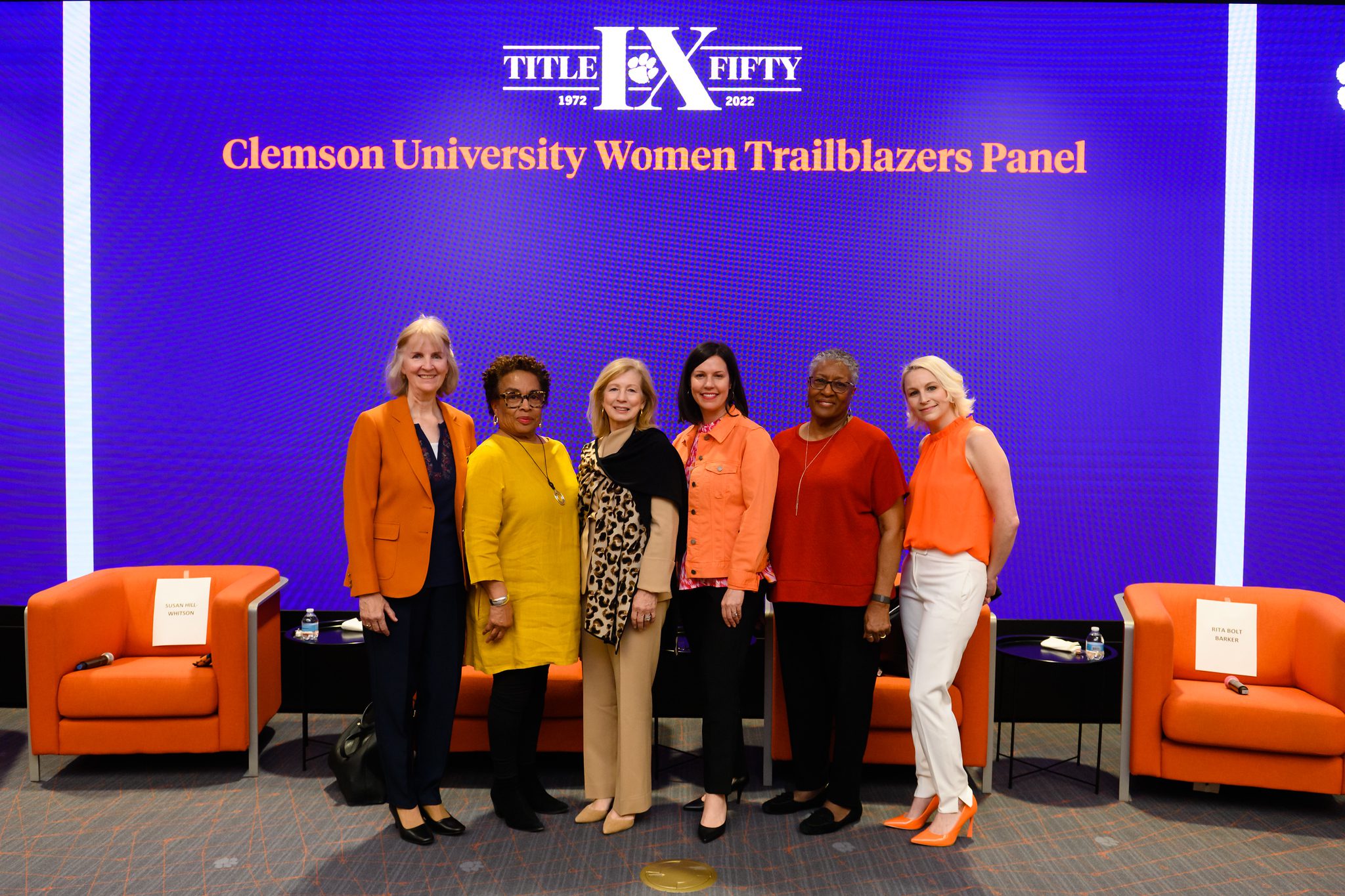 Women's Trailblazers panel members pose together