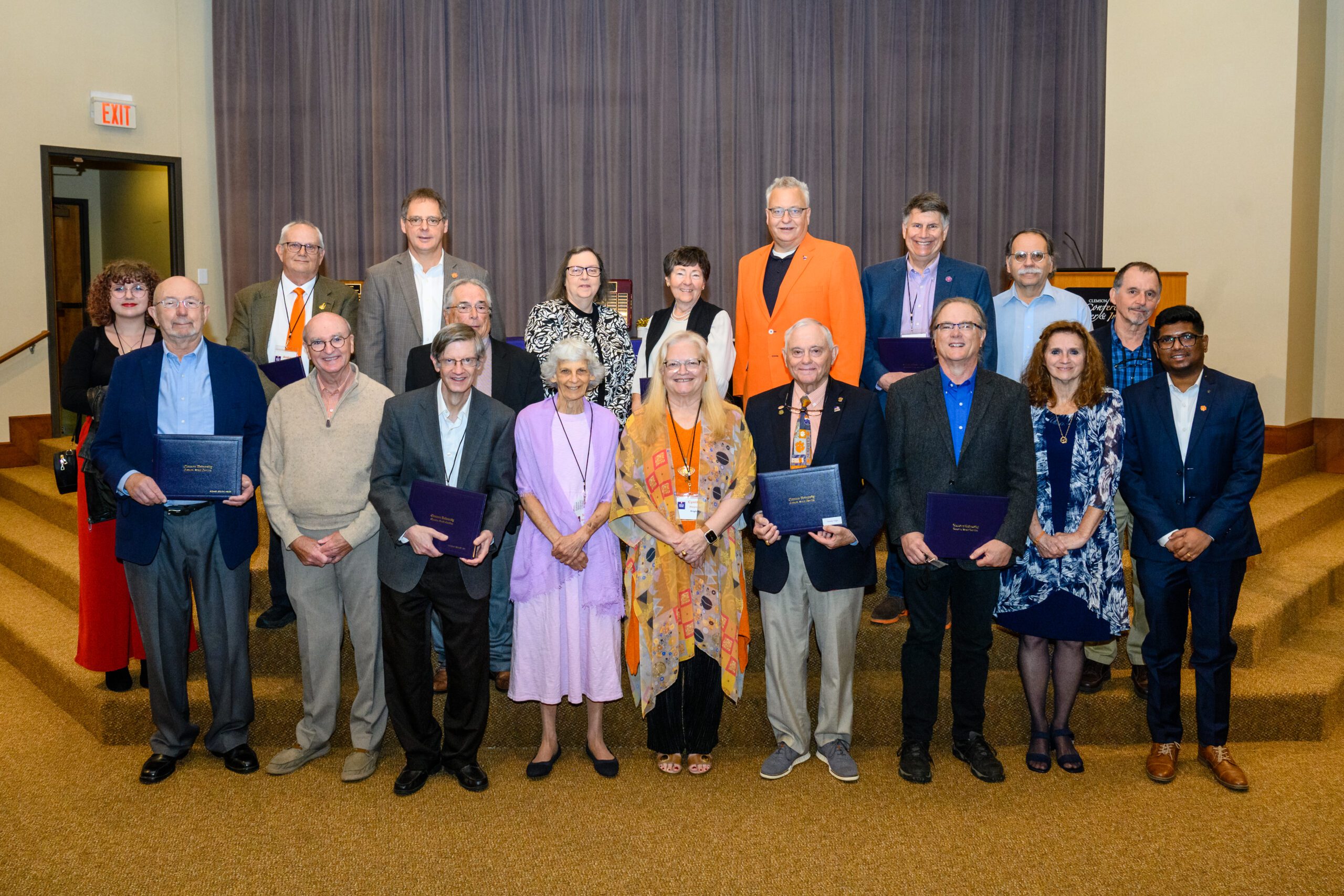 New Emeritus/a faculty members pose at Emeritus Day