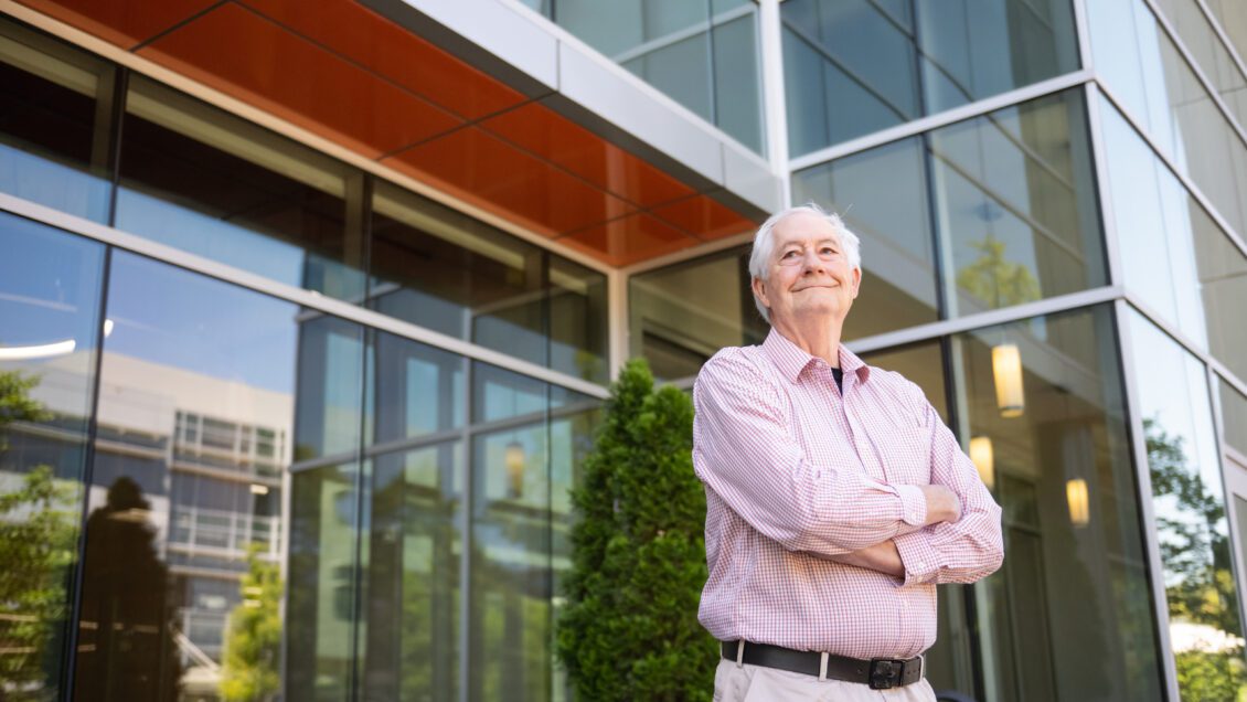 Dan Roberts, who is well-known for his volunteerism, is receiving his Master of Science from Clemson University exactly 50 years to the day after earning his Bachelor of Science, also from Clemson.