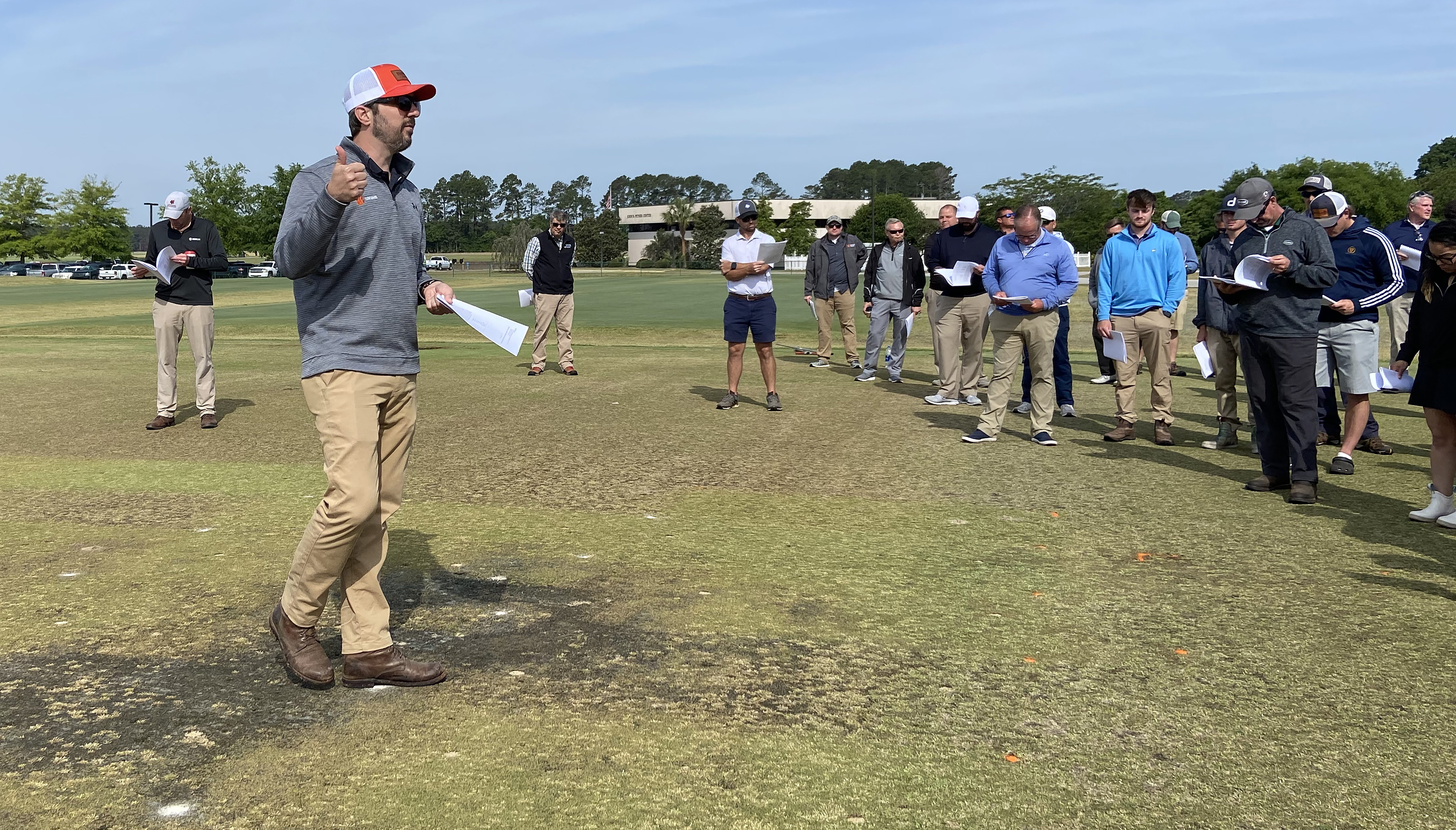 Joseph Roberts, turfgrass pathologist and Clemson Extension nematology specialist, talks about turfgrass research conducted at the Pee Dee REC.