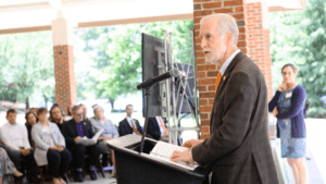 Provost Bob Jokes addresses the 2022 Spring Awards