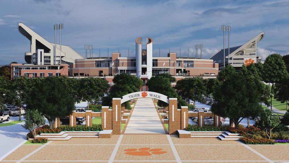 A rendering of the completed Phase II of Memorial Stadium
