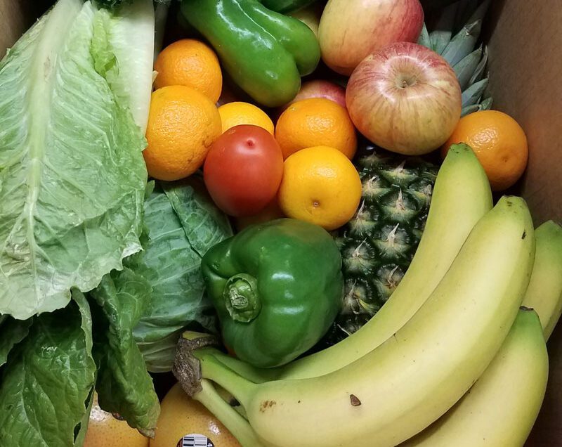 Fresh vegtables in VeggieRx box