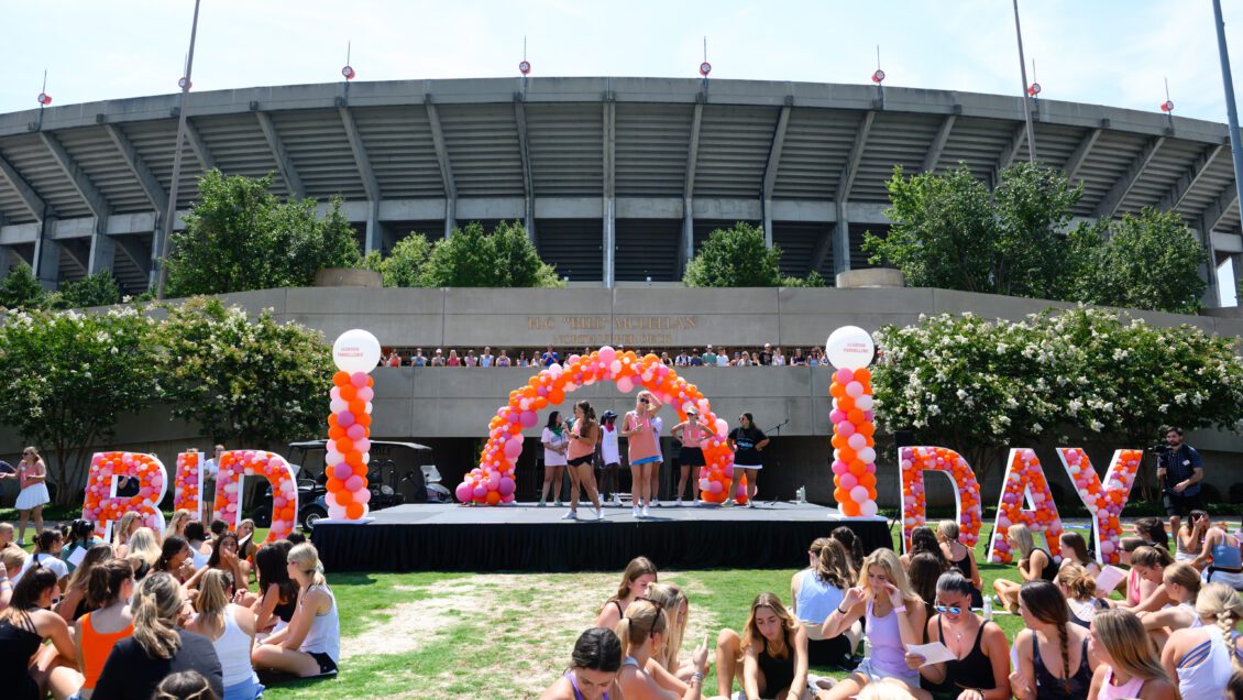 Panhellenic Bid Day was held on August 22, 2023