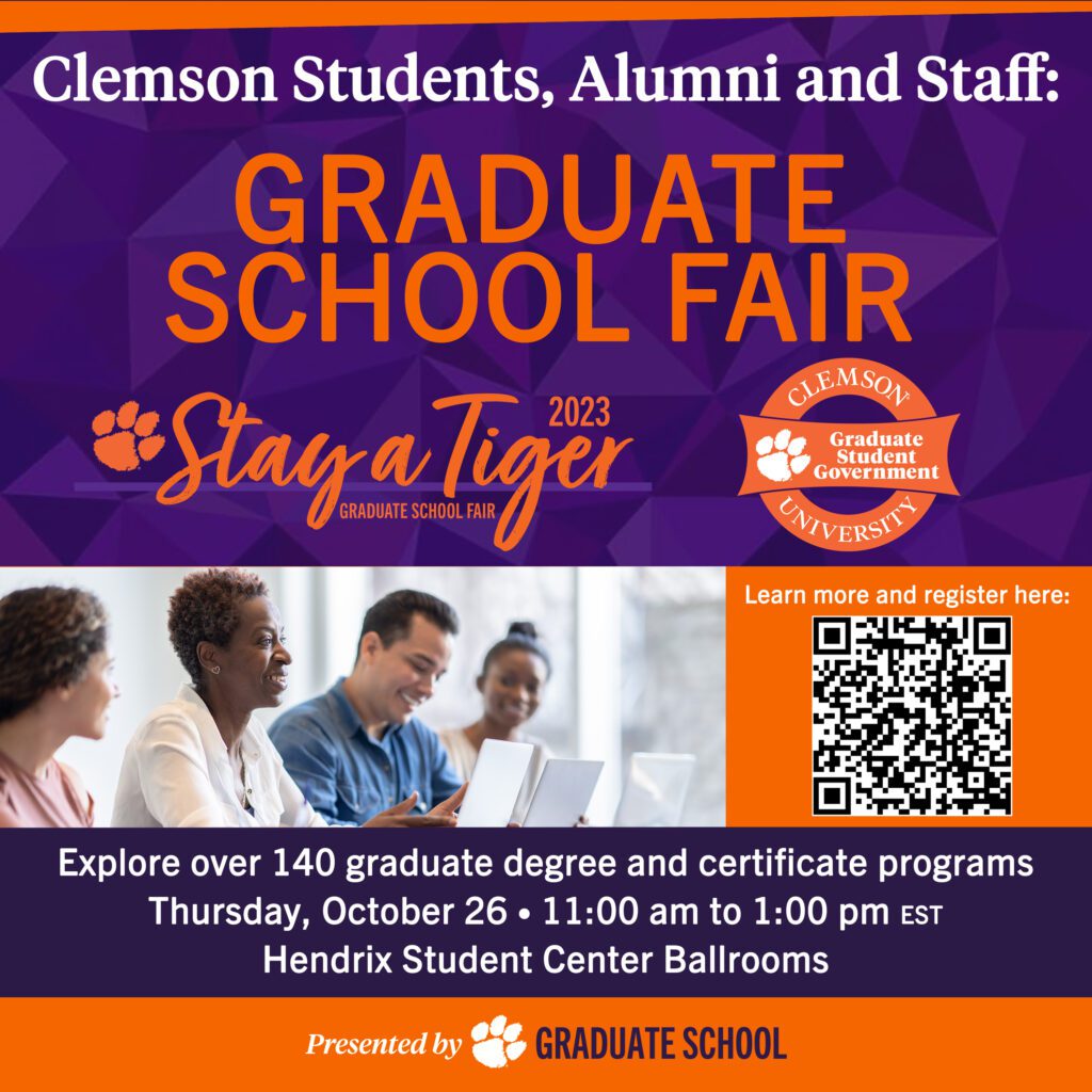 Graduate School Fair flyer