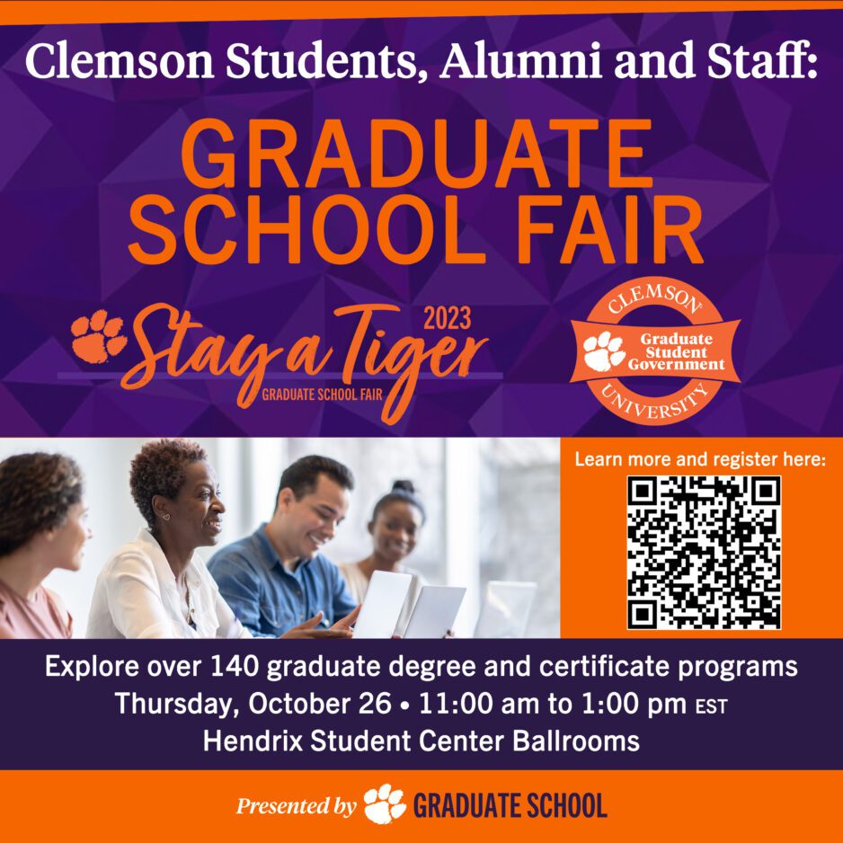 'Stay a Tiger' Graduate School Fair scheduled for Oct. 26 at Hendrix