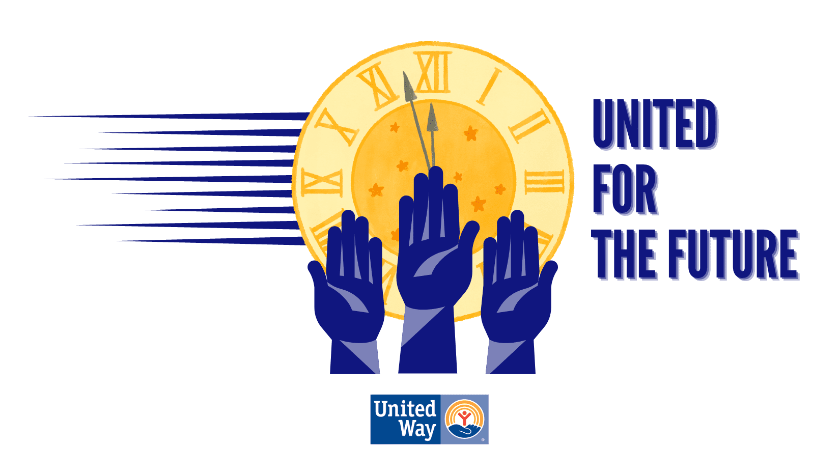 United Way "United for the Future" graphic