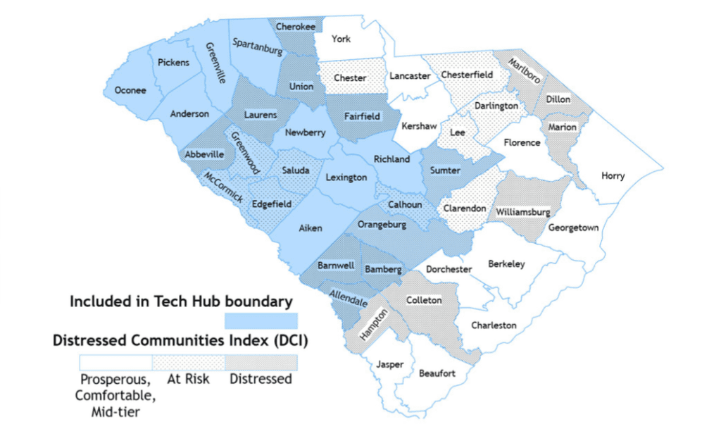 Economic Development Sc SC Nexus receives federal designation as a Regional Technology and ...