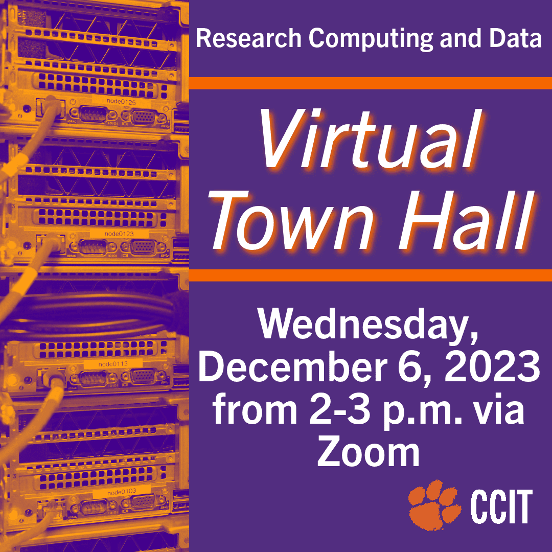 image about Virtual Town Hall on Wednesday December 6, 2023 from 2-3 pm via Zoom