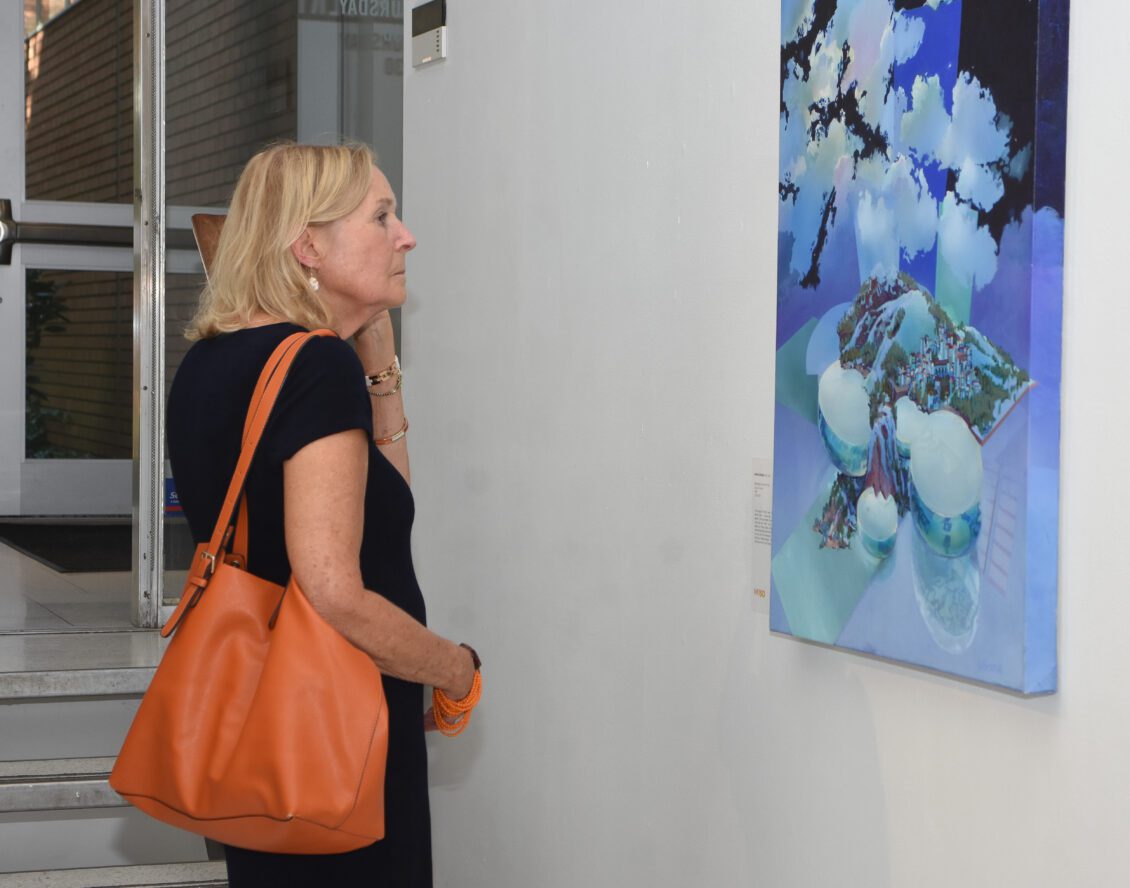 Unveiling passion MFA alumnus' journey from construction to canvas