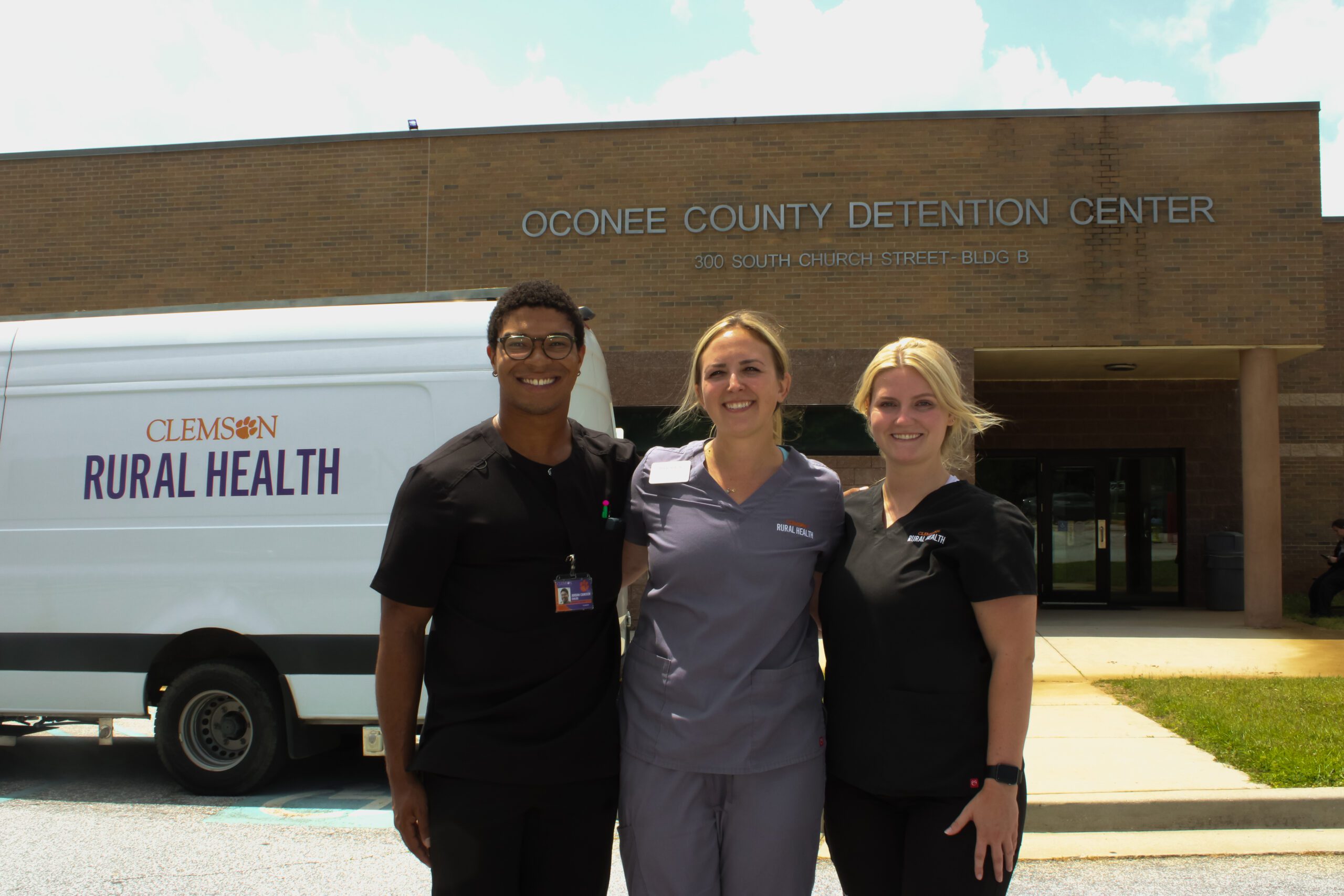 Clemson Rural Health mobile team at Oconee County Detention Center.