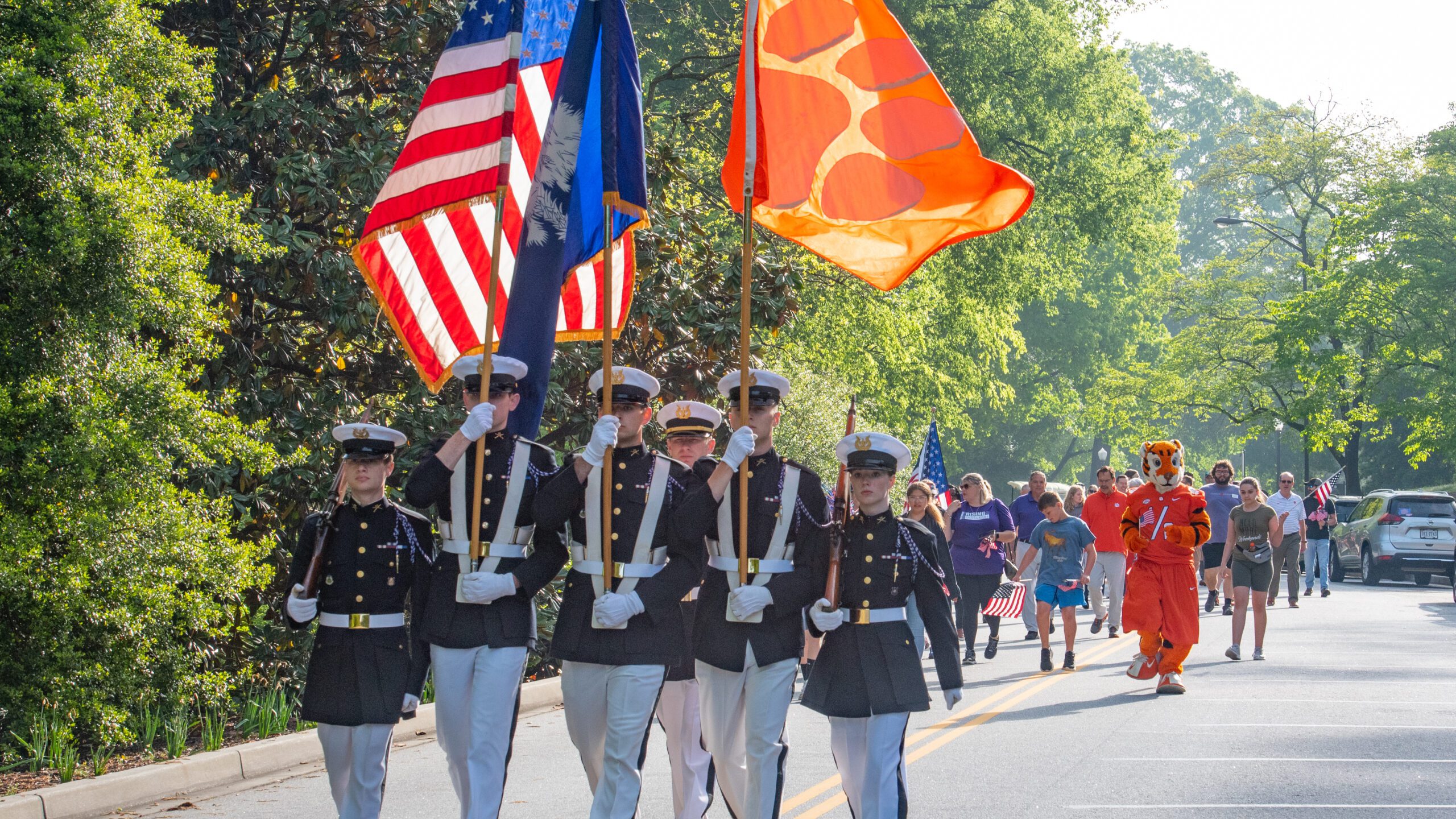 2023 Mile of Honor walk for veterans