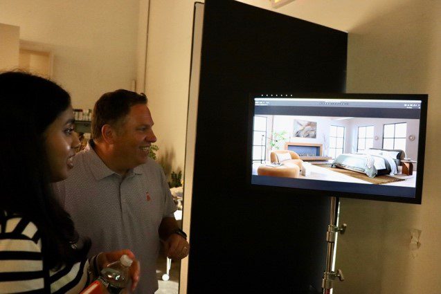 Scott Tannen Boll & Branch Co-Founder Sharing a behind-the-scenes look at a photoshoot