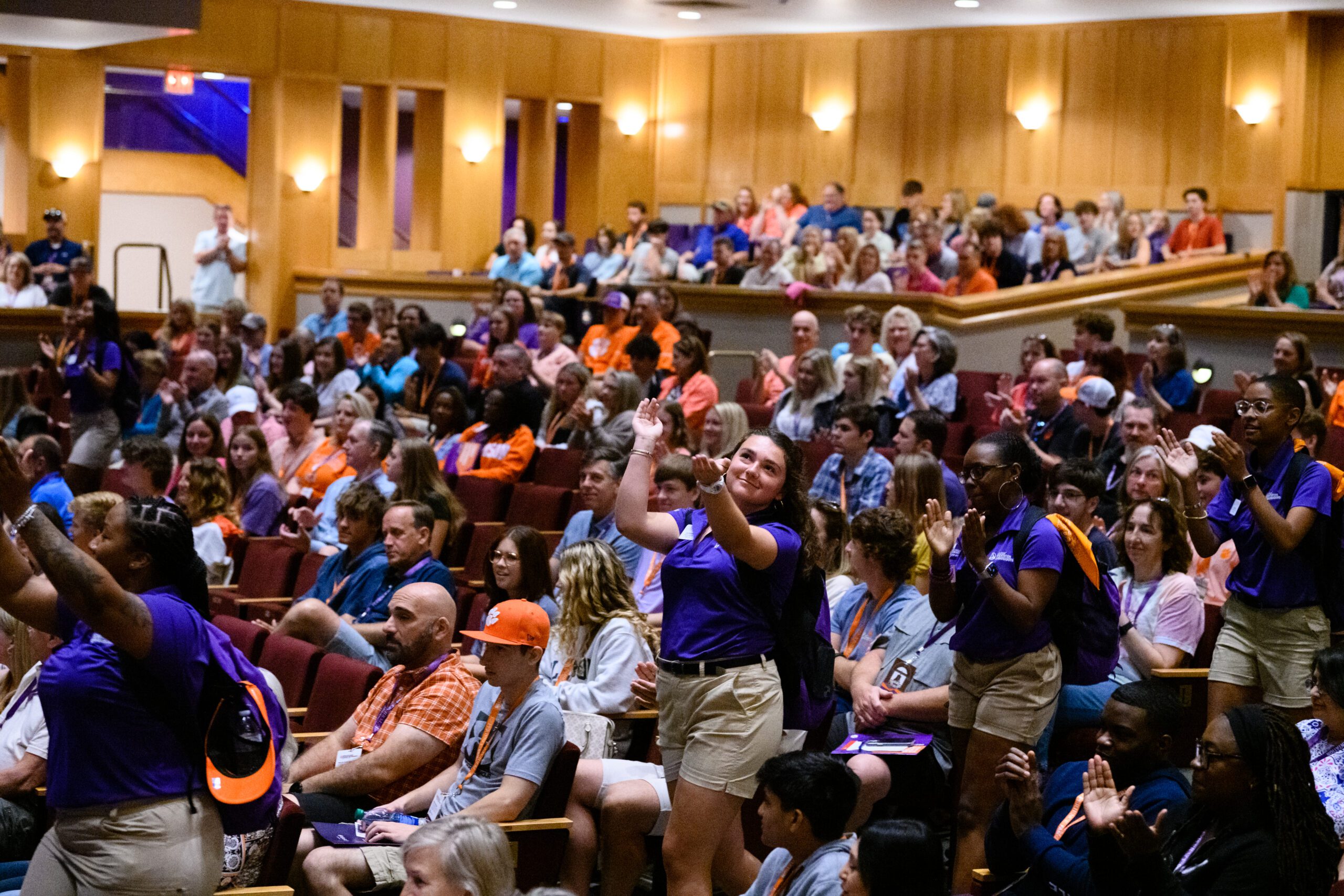 Orientation ambassadors lead new students and families through Ready, Set, Roar! in Summer 2023
