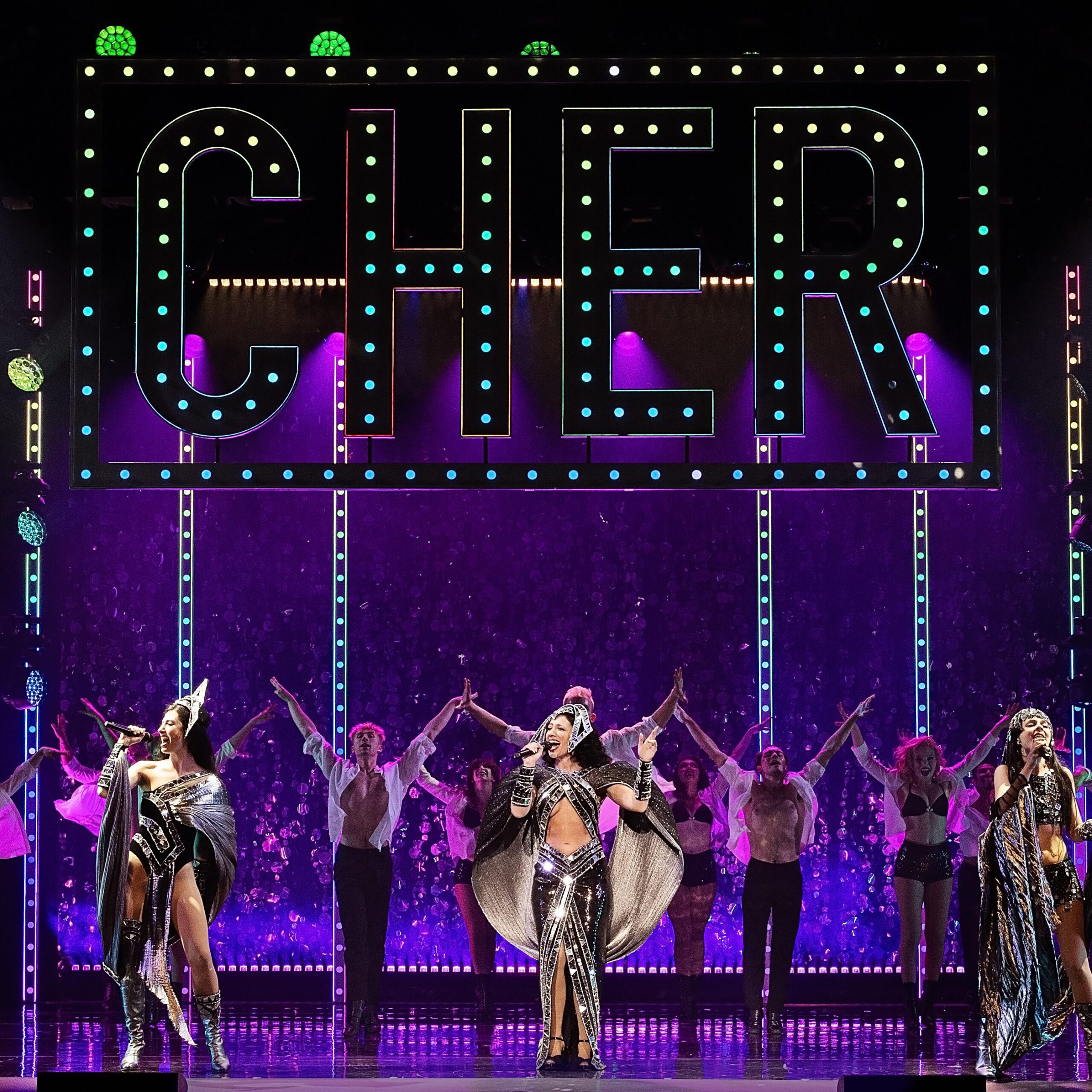 Production photo from The Cher Show: A New Musical