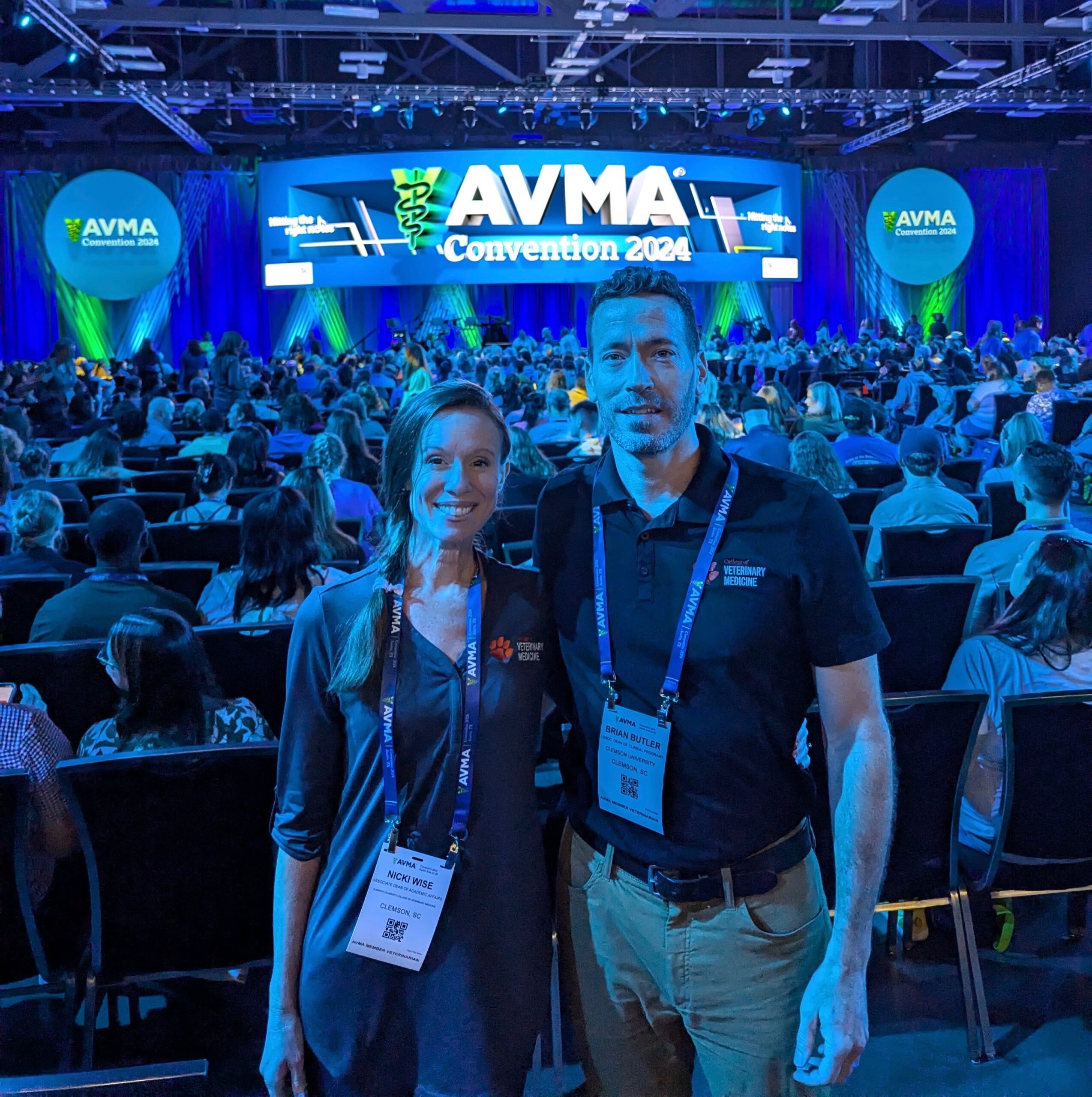 Drs butler and wise attend the AVMA conference
