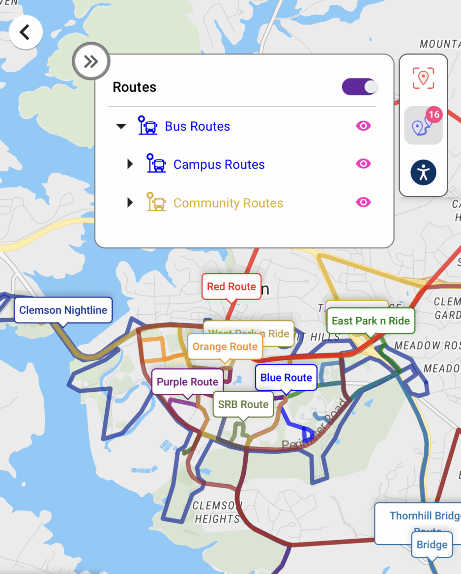 Tiger Bus Routes Map Parking and Transportation Services announces Tigers Commute, Clemson’s ...