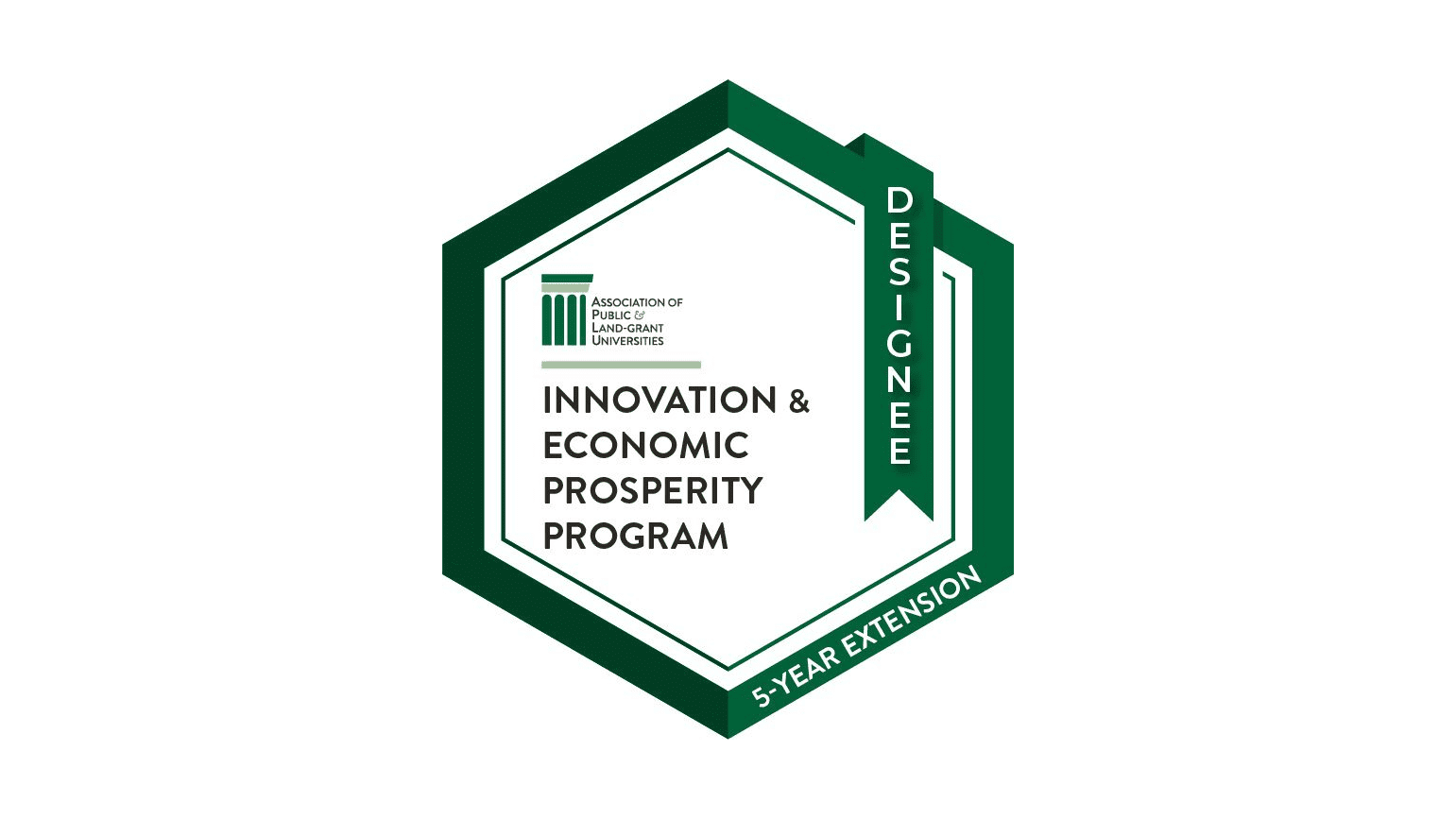 APLU Innovation and Economic Prosperity Designation logo.