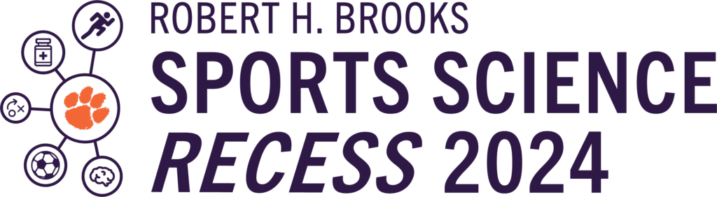 The logo for the 2024 Robert H. Brooks Sports Science RECESS Symposium