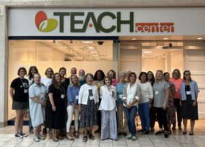 Members of the 2024 Tri County Master Gardener class are ready to help clients with gardening questions at the new Clemson Extension TEACH Center in the Citadel Mall, Charleston.