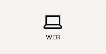 A laptop icon with the word "WEB" underneath.