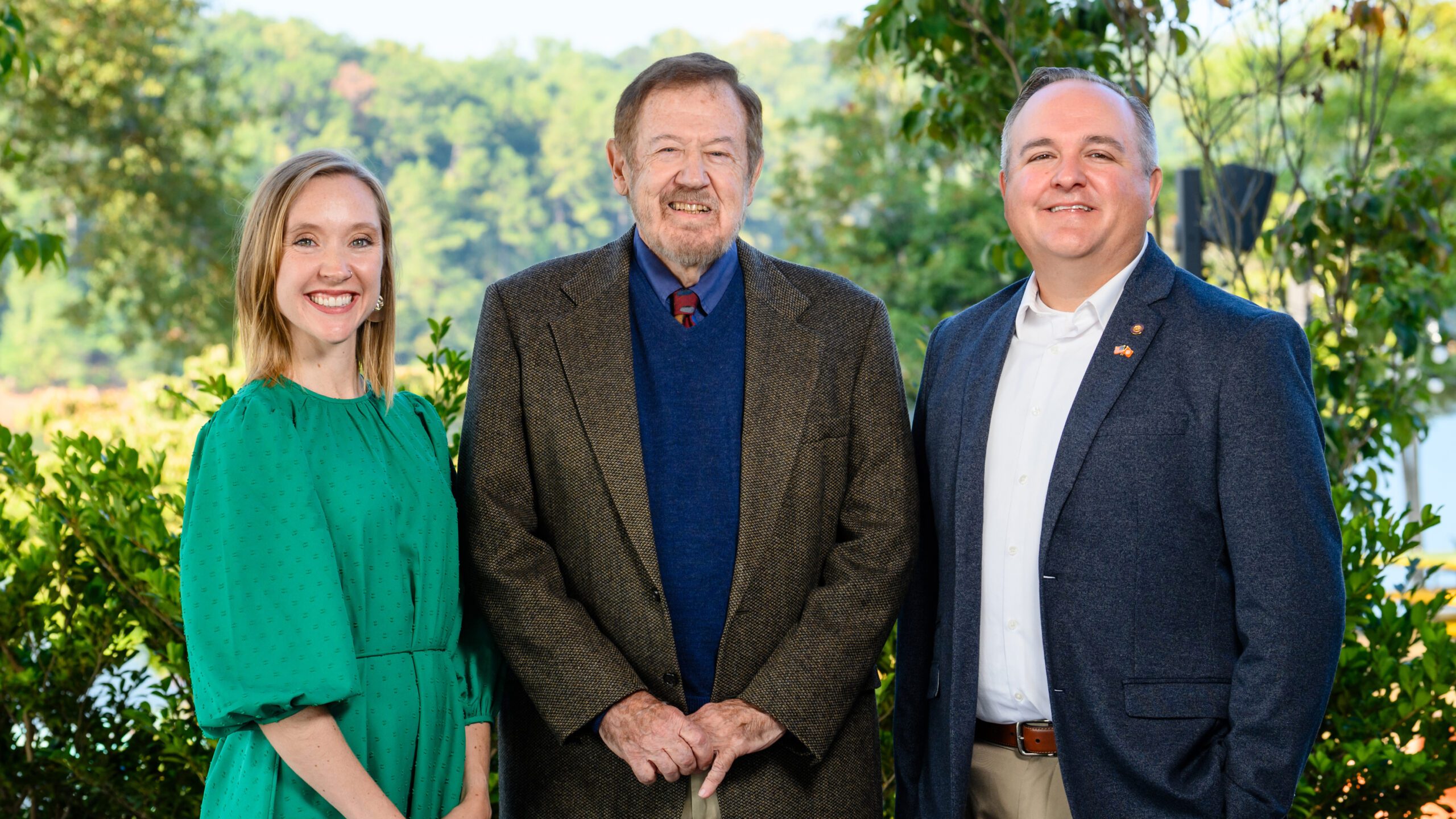 Tessa Byer, Gordon Halfacre and Michael Scott.