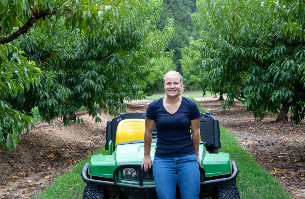 One of Johanna Wesche's most significant discoveries while working on her doctorate was finding that when the man-made fungicide propiconazole mixes with the natural fungicide Howler EVO (which comes from helpful bacteria), the two work better together.