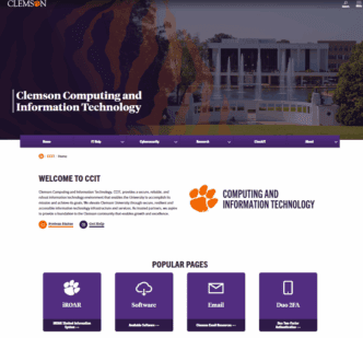 Clemson's Computing and Information Technology division launches new ...