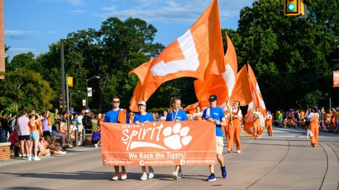 Central Spirit processes through the 2023 First Friday Parade