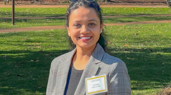 Stuti Garg, a student in Clemson University's Nieri Department of Construction and Real Estate Development