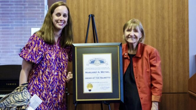 Ann Wetsel, Order of the Palmetto