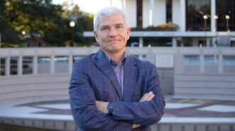 James Burns, the Kathryn and Calhoun Lemon Professor of History