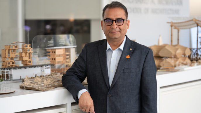 Vivek Sharma, Associate Dean of Student Excellence for the College of Architecture, Art and Construction at Clemson University