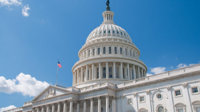 The United States Capitol Building in Washington, DC